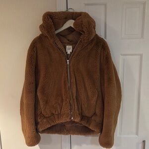 GAP Kids Cozy Brown Puffer Jacket